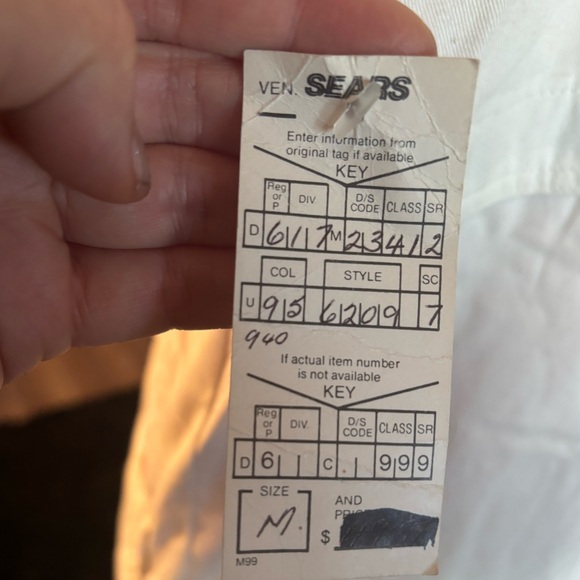 PIZAZZ Vintage 90s Cream Cotton Parka Faux Fur Collar Aspen Ski Lodge NWT M/L - Picture 15 of 17